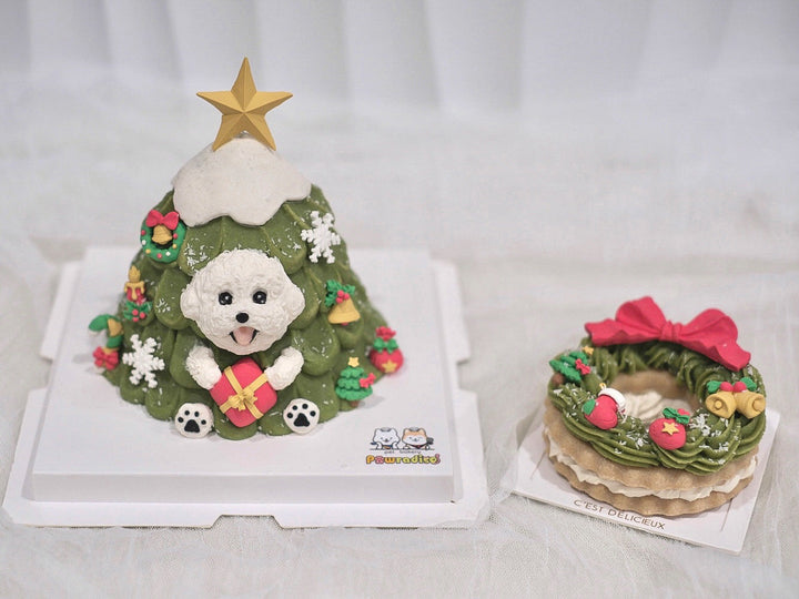 2023 Christmas Wreath Cake