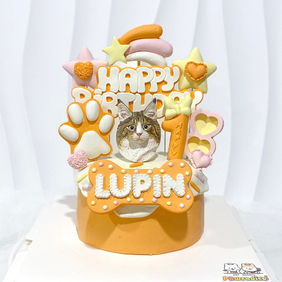 Premium Themed Cat Cake