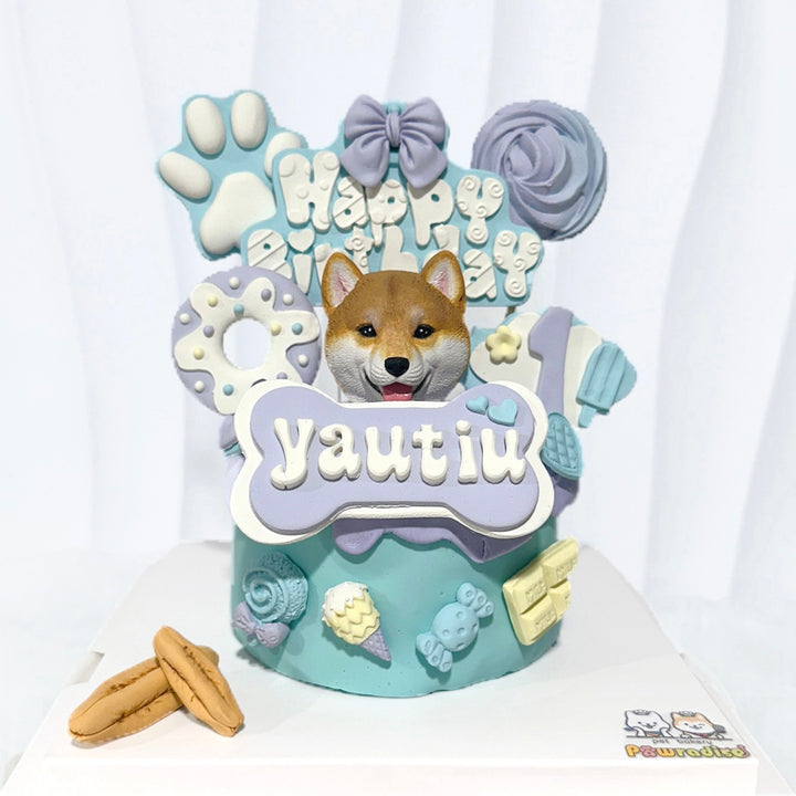 Premium Themed Dog Cake