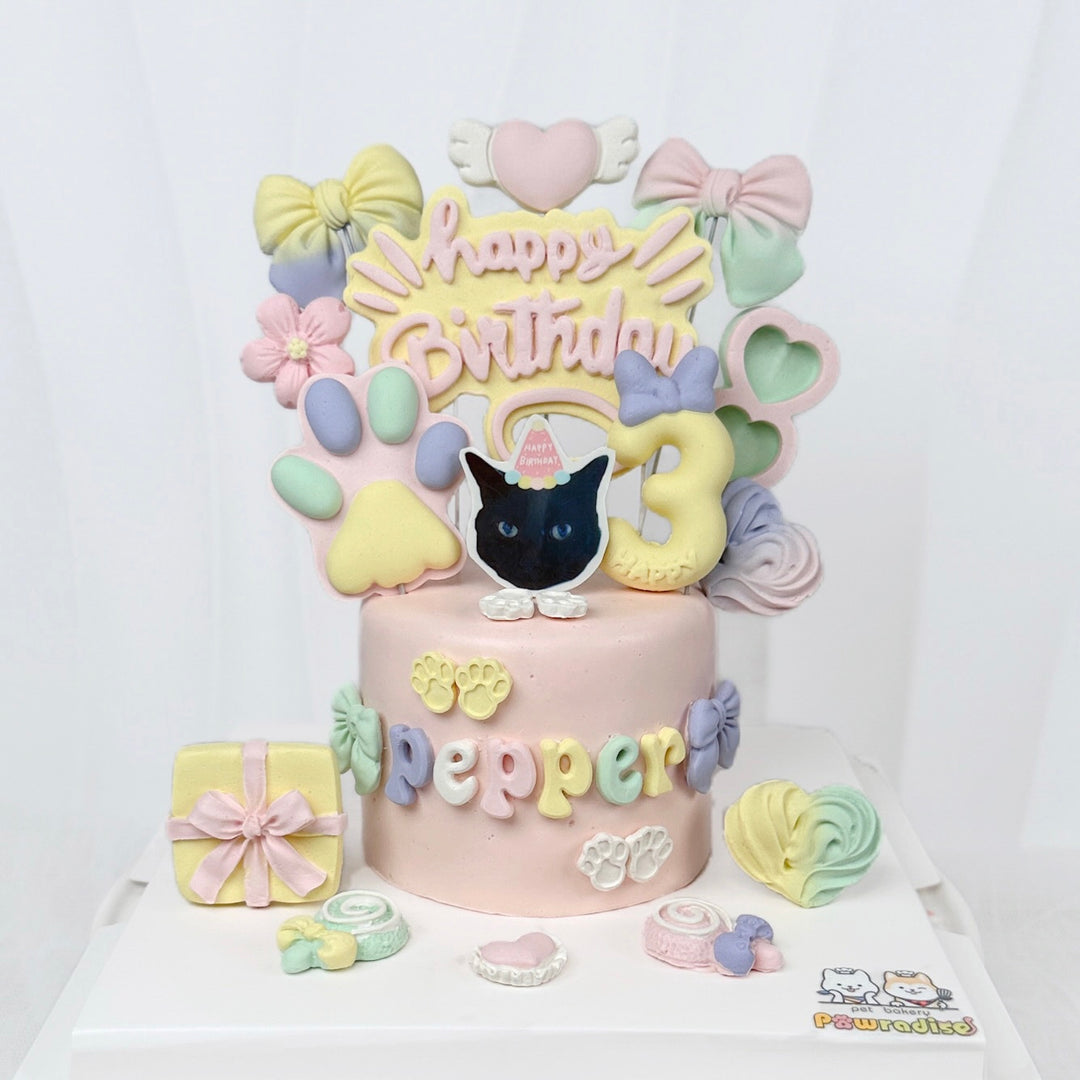 Premium Themed Cat Cake