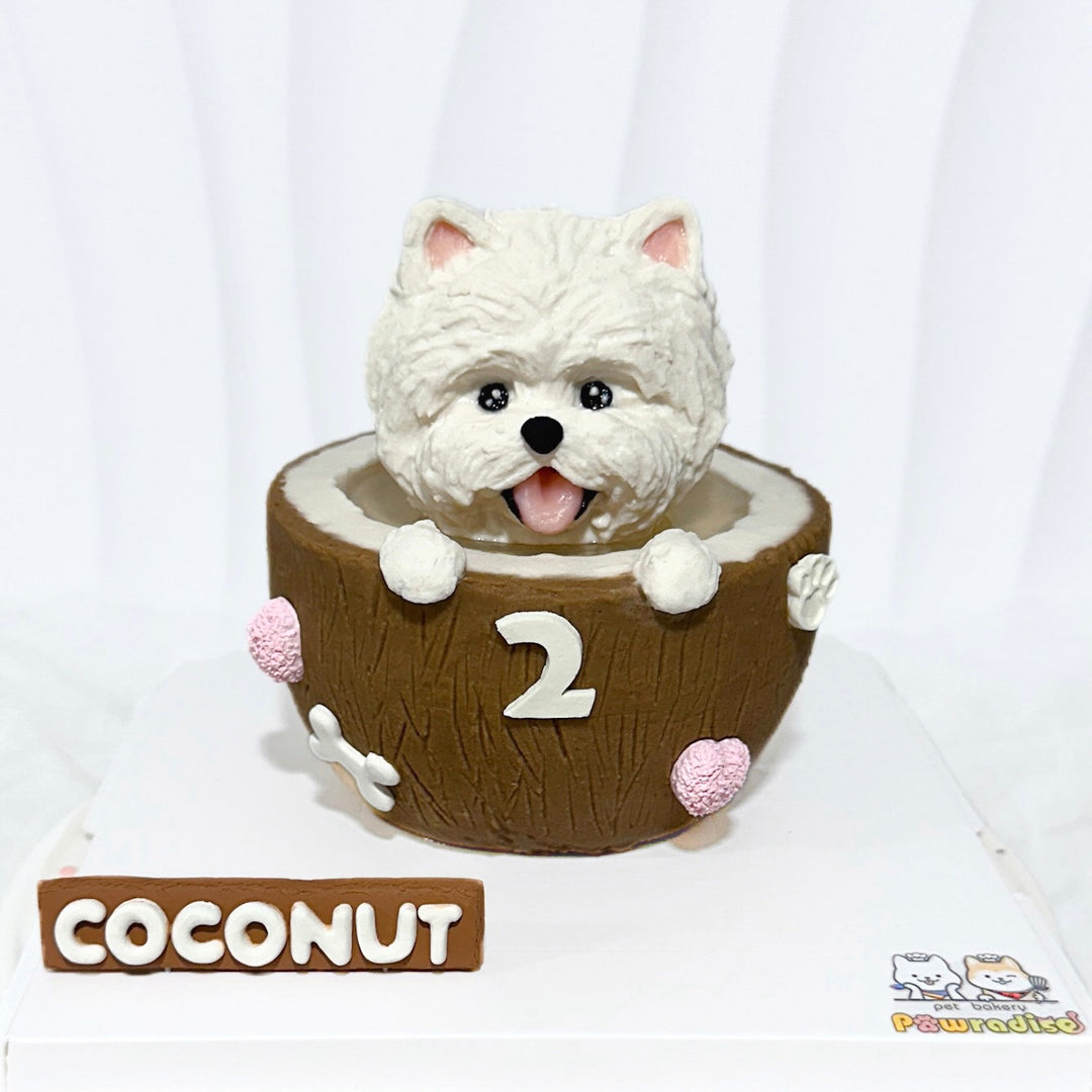 Special-Shaped Sculpted Dog Cake